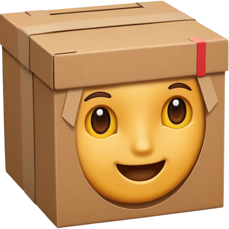 paper box real emoji