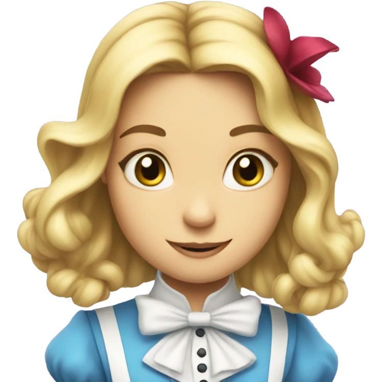 Alice in wonderland emoji