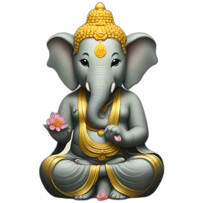 Elephant Buddha emoji