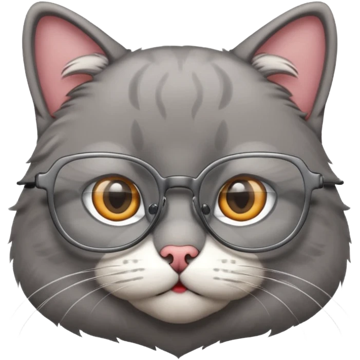 Gato con lentes  emoji