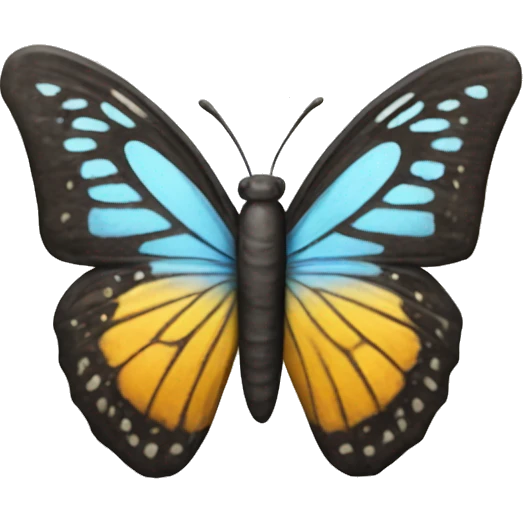 butterfly holding the letter w  emoji