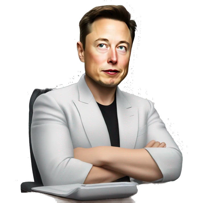 Elon Musk busy  emoji