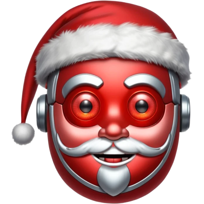 santa robot emoji