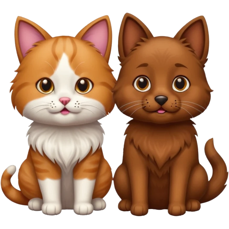 Cat dog emoji