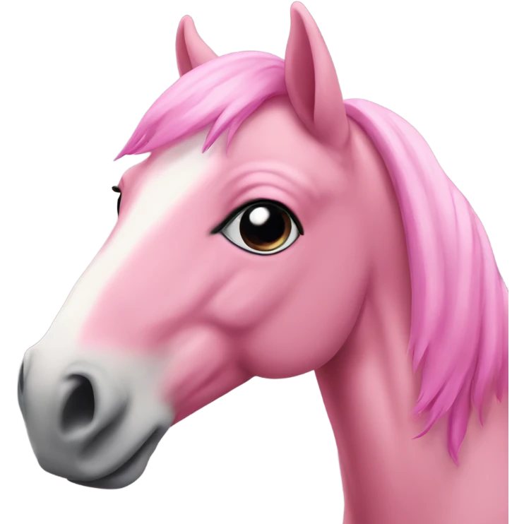 Pink horse emoji