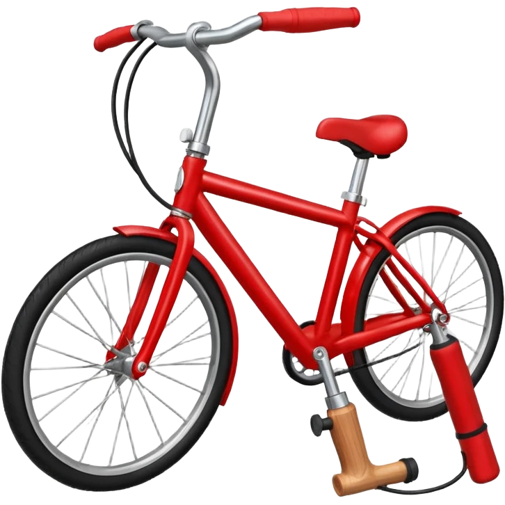 red bike pump emoji