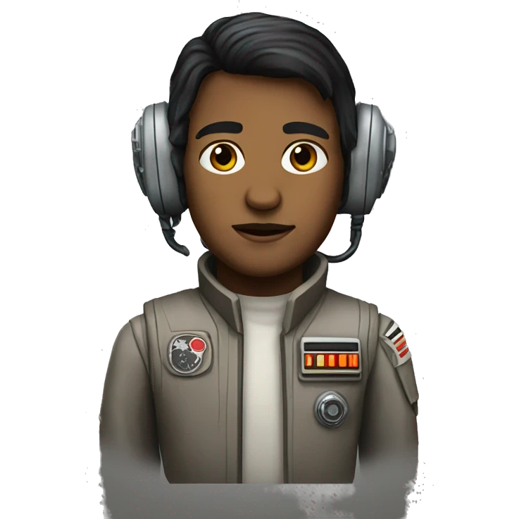 x wing pilot from star wars emoji