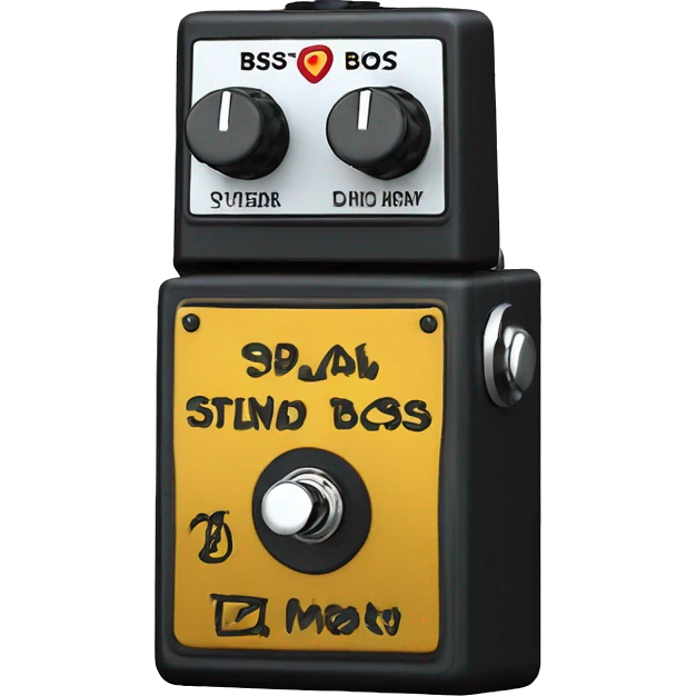 Guitar pedal BOSS SD-1 emoji