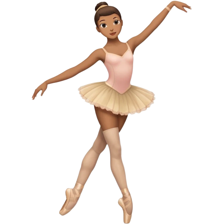 Ballet dancer in thigh highs emoji