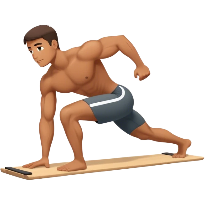 man plank exercise emoji