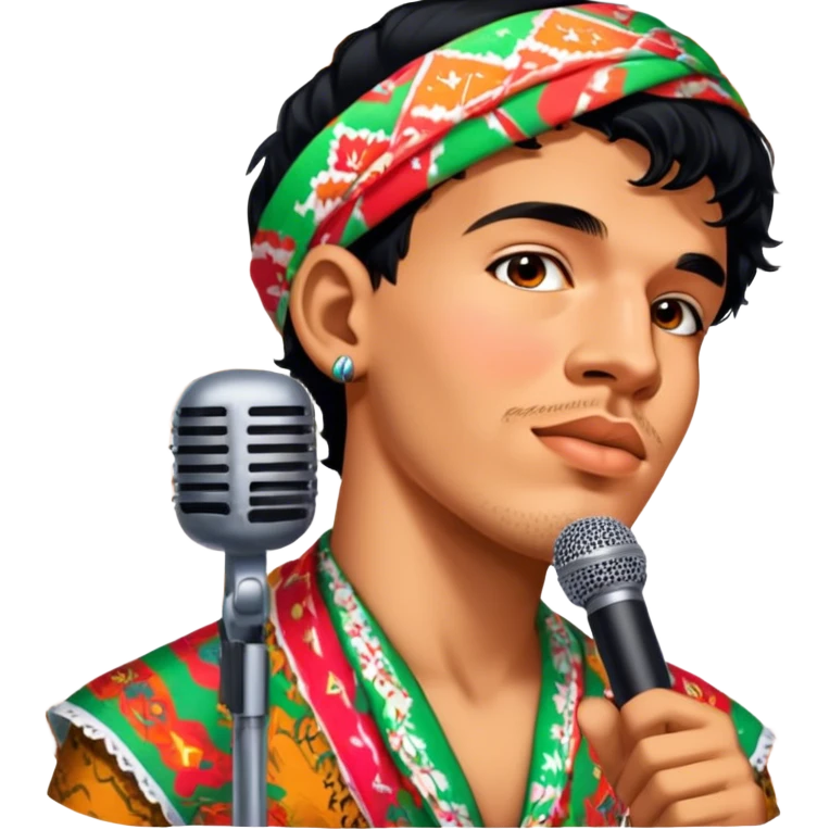 Colorful Singer emoji