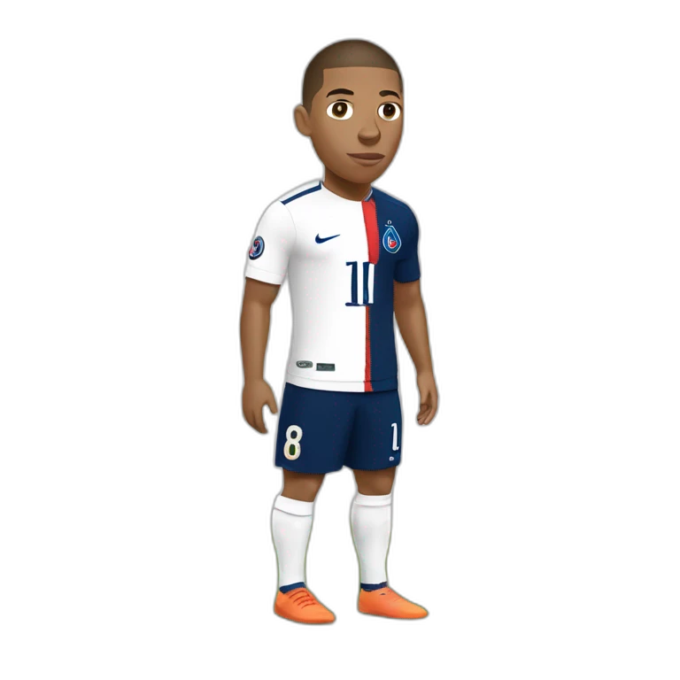 mbappe sur une chèvre emoji
