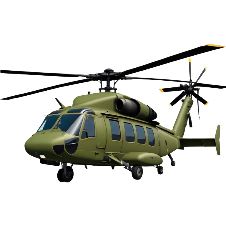 Sikorsky UH-60 Black Hawk - Sikorsky (Model Year: 2022) (Iconic colour: Olive green) emoji