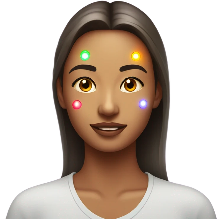 Led therapy girl emoji