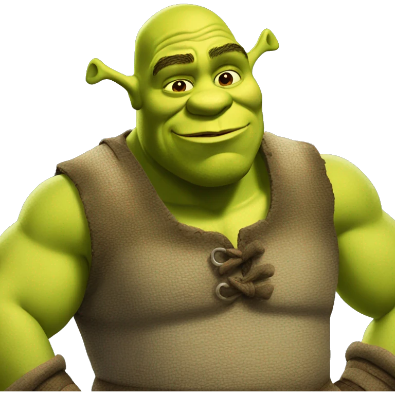 Shrek malade emoji