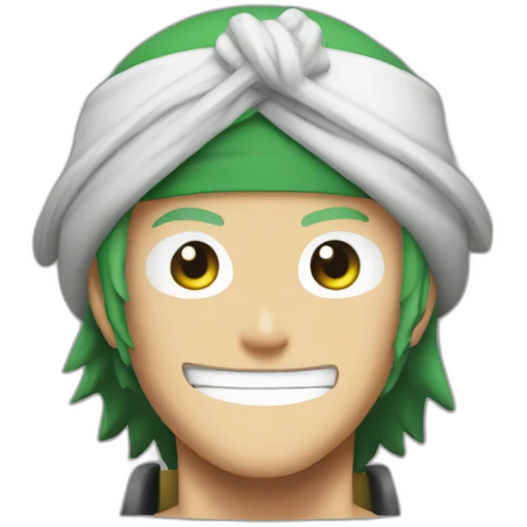One piece zoro emoji