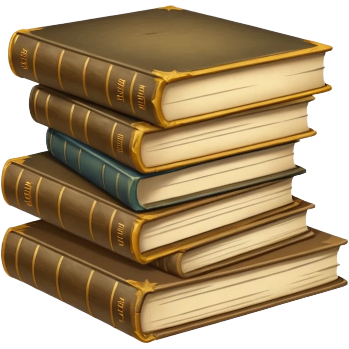 bunch of dirty old books emoji