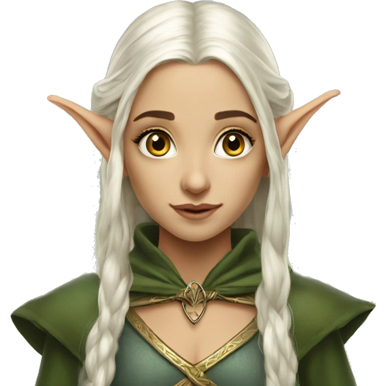 Lord of the rings beautiful elf girl emoji