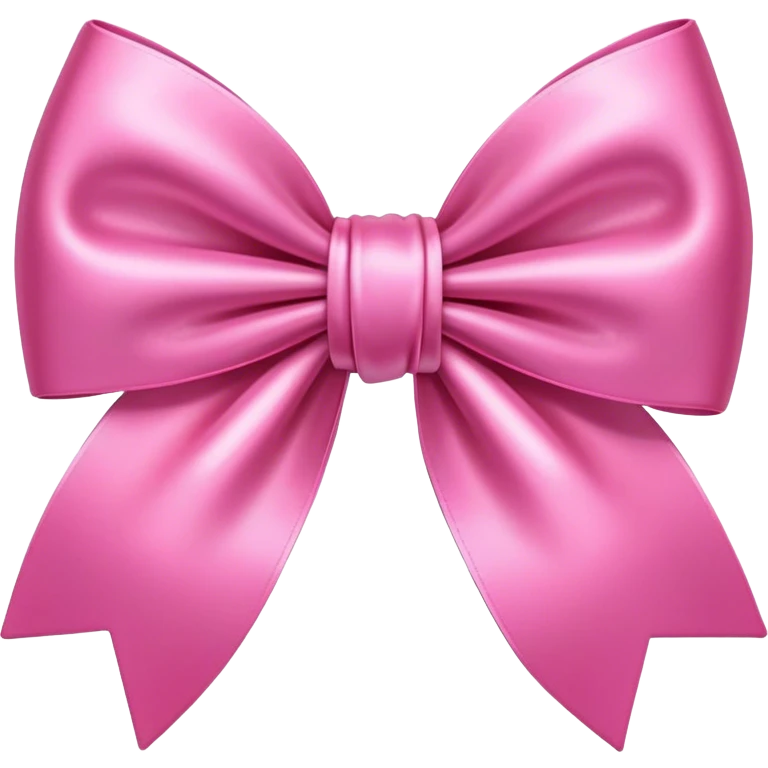 Pink bow emoji