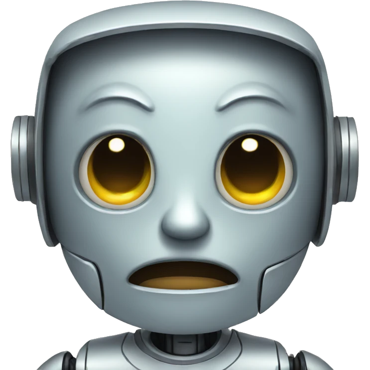 crying robot emoji