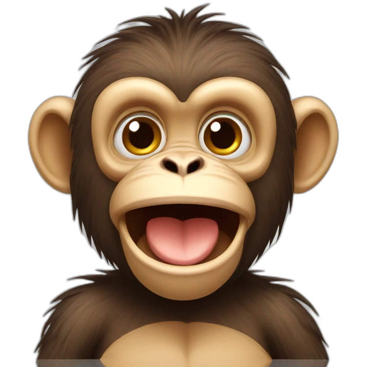 Funny monkey  emoji