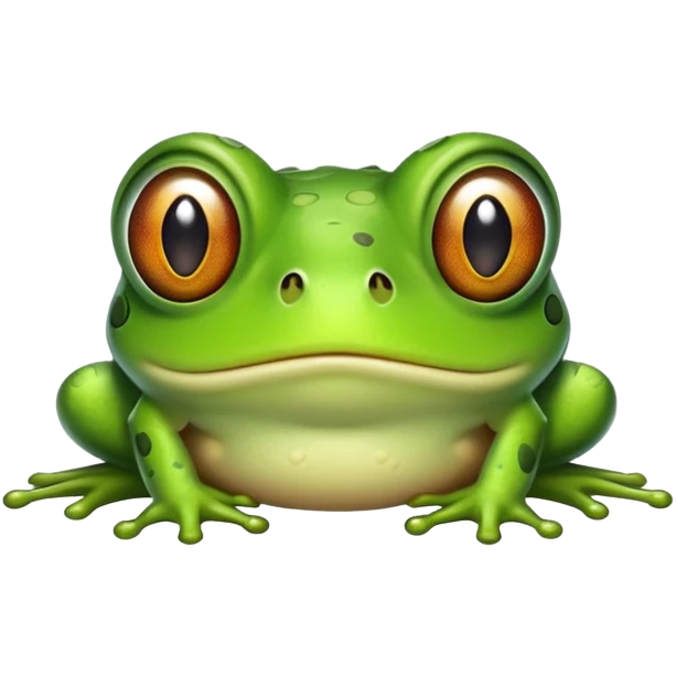 Ugly frog emoji