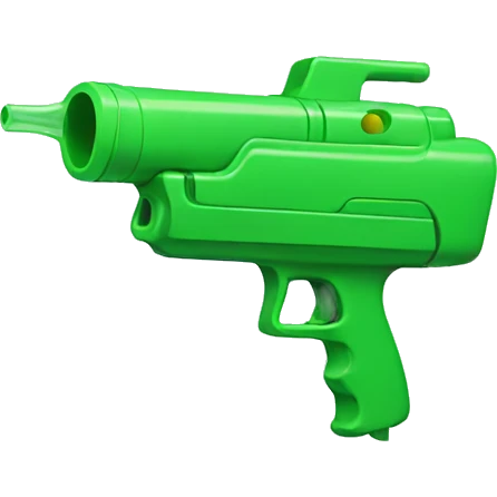 green water gun emoji