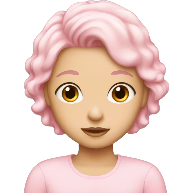 soft pink girl emoji