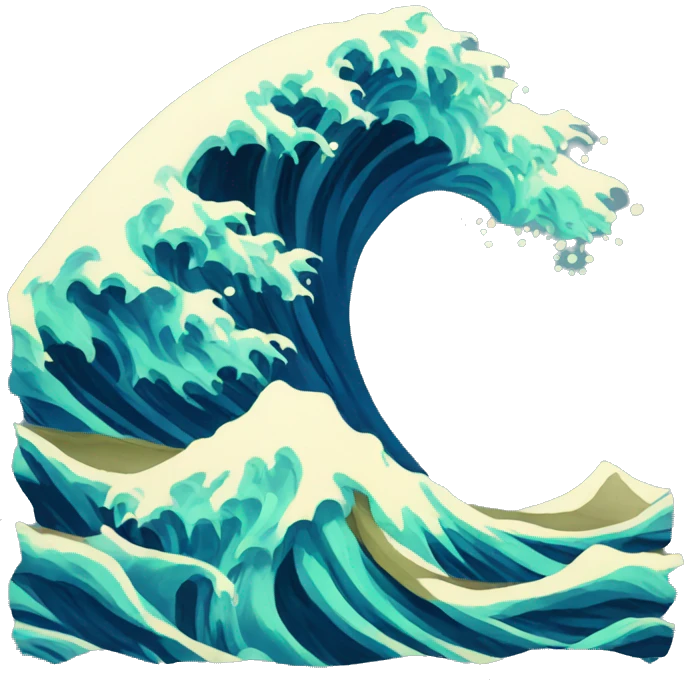 wave emoji