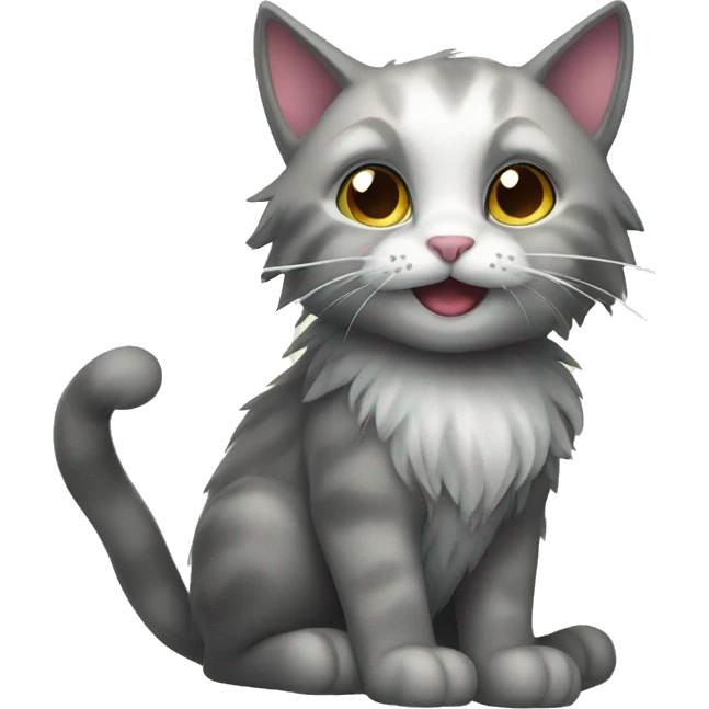 A magical cat  emoji