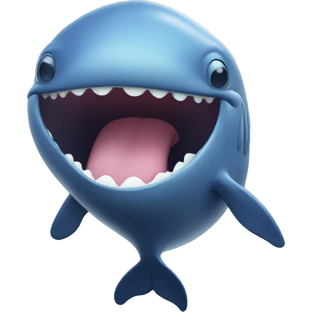 a whale feeling ecstatic bliss emoji