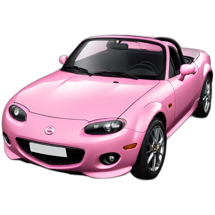 mazda mx5 pink like cake emoji
