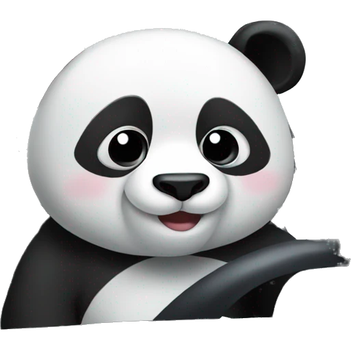 panda in car emoji