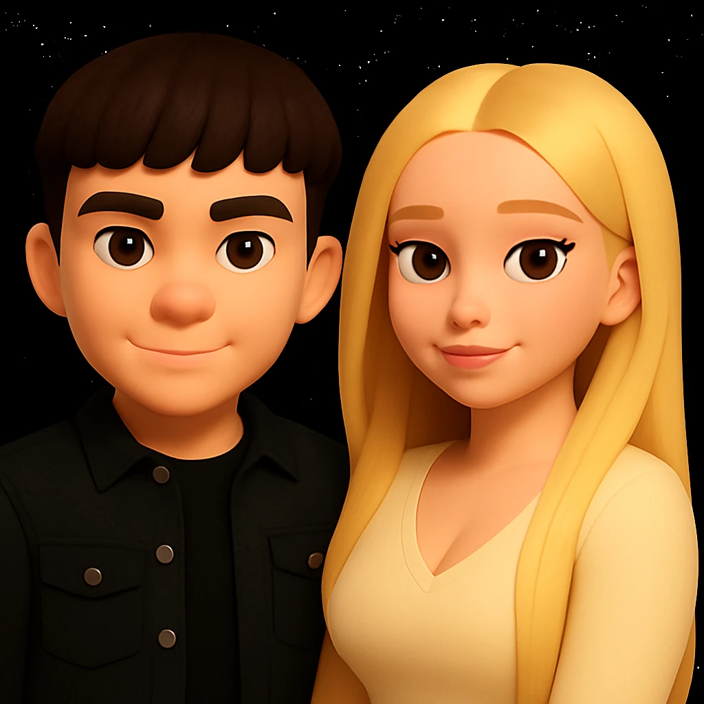 Edit only the lower right part of the image: make the upper body of the girl slightly more voluminous while keeping the rest of the pixels unchanged. Preserve the original style and proportions exactly as in the reference image. emoji