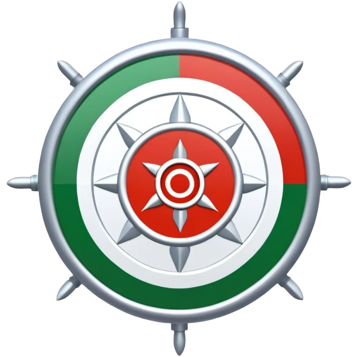Flag color rgb format: { red:0,green:39,Blue:194} in the middle there should be a chariot wheel in the middle of flag which should be of white color the ashoka chakra emoji