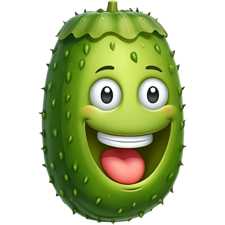 Laughing pickle  emoji