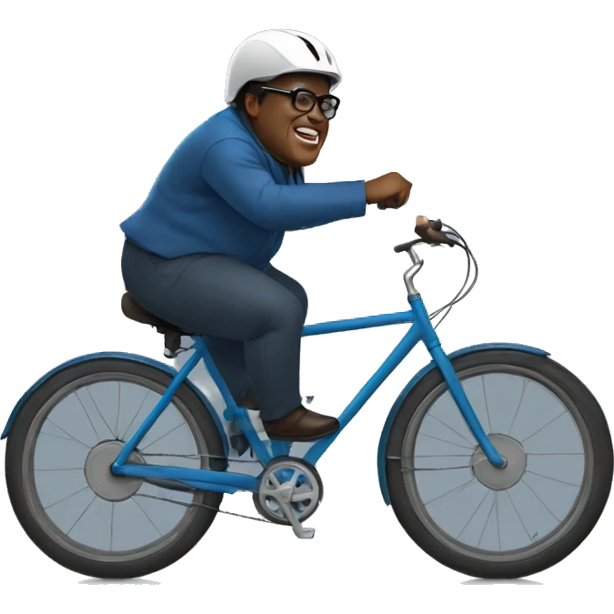 Félix Tshisekedi en velo emoji