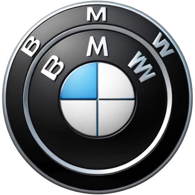 bmw logo black emoji