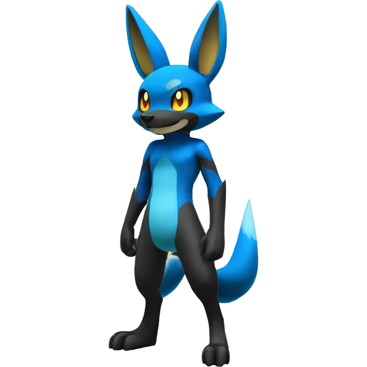 Lucario-Umbreon full body emoji