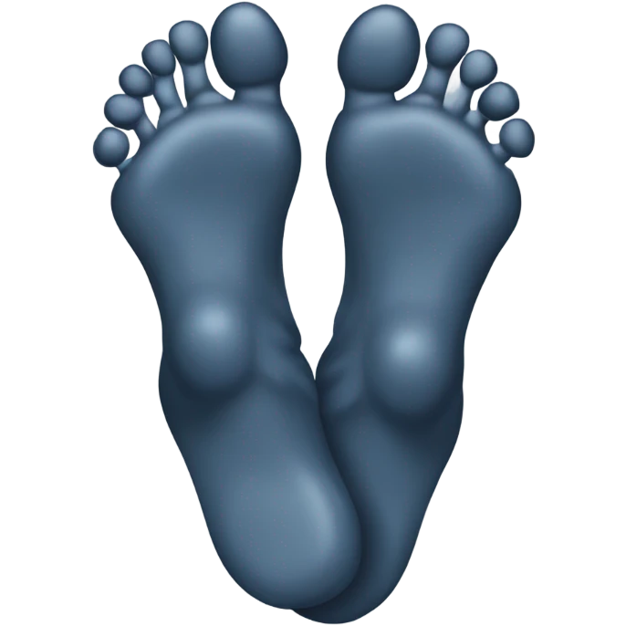 two feet entangled with each other  emoji