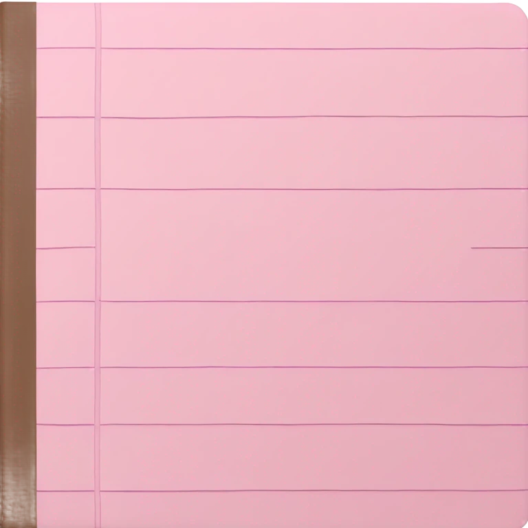 Light pink notebook emoji