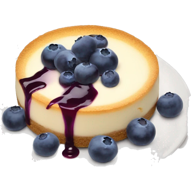 Blueberry Cheesecake  emoji