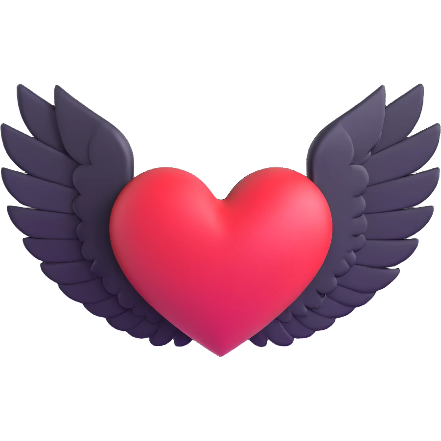 heart with wings emoji