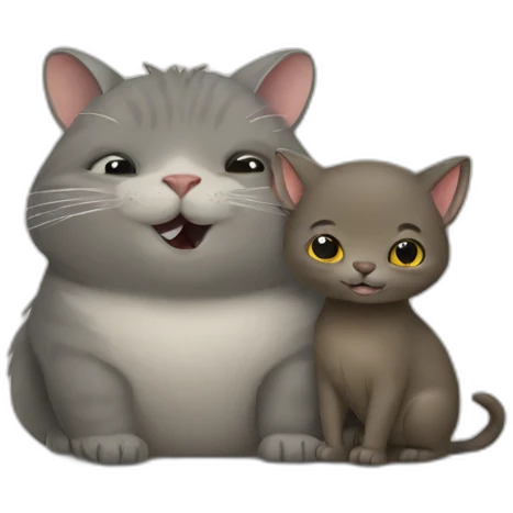 cat with wombat emoji