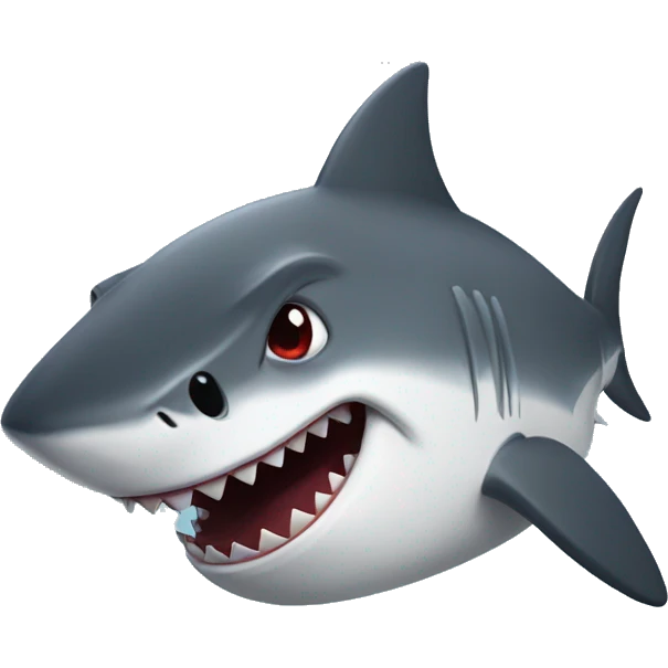 Psycho shark emoji