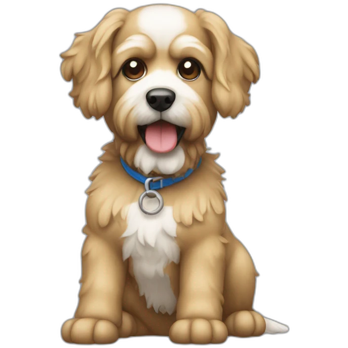 Perro caniche emoji