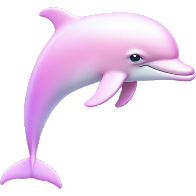 Pastel-pink-colors-dolphin emoji