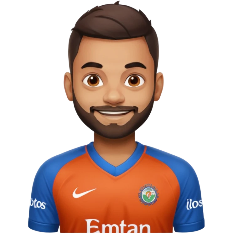 Virat kohli 18 jersey emoji