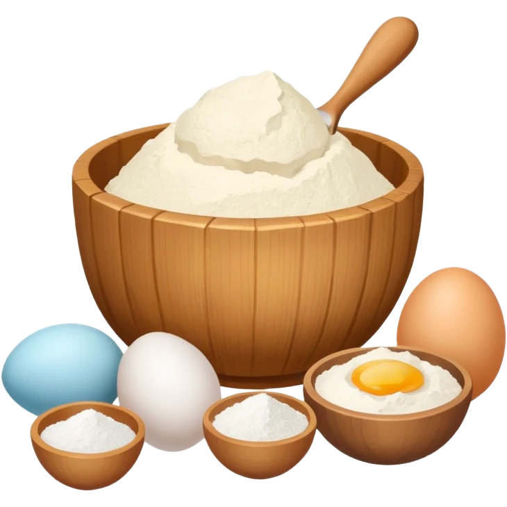 hobby baking ingredients emoji