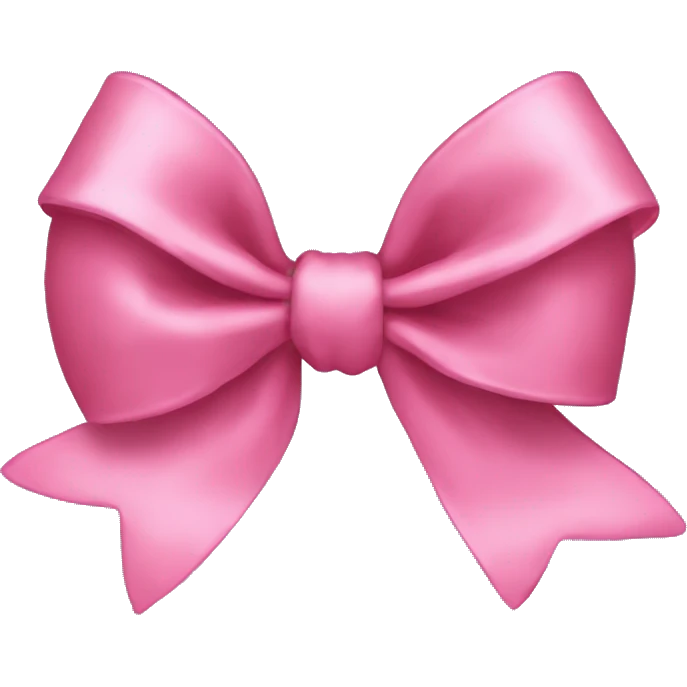 A coquette bow  emoji